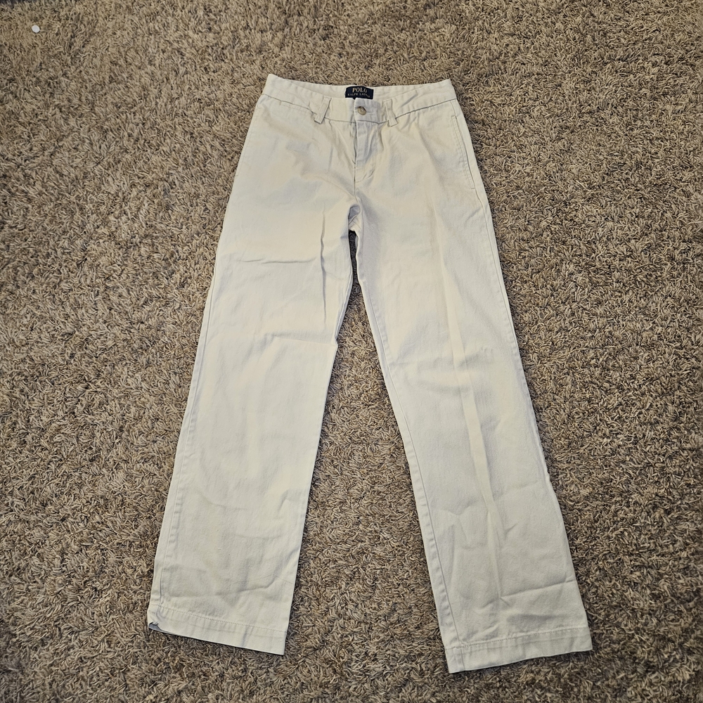Polo Ralph Lauren Chino Pants Youth Size‎ 14 Khaki Pants Tan Preppy
